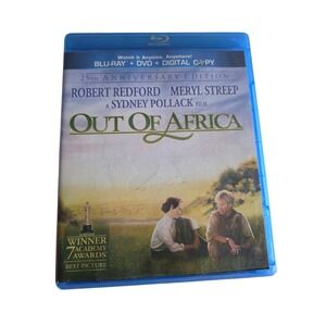 Out of Africa (1985 Blu-ray) Robert Redford Meryl Streep Classic Drama